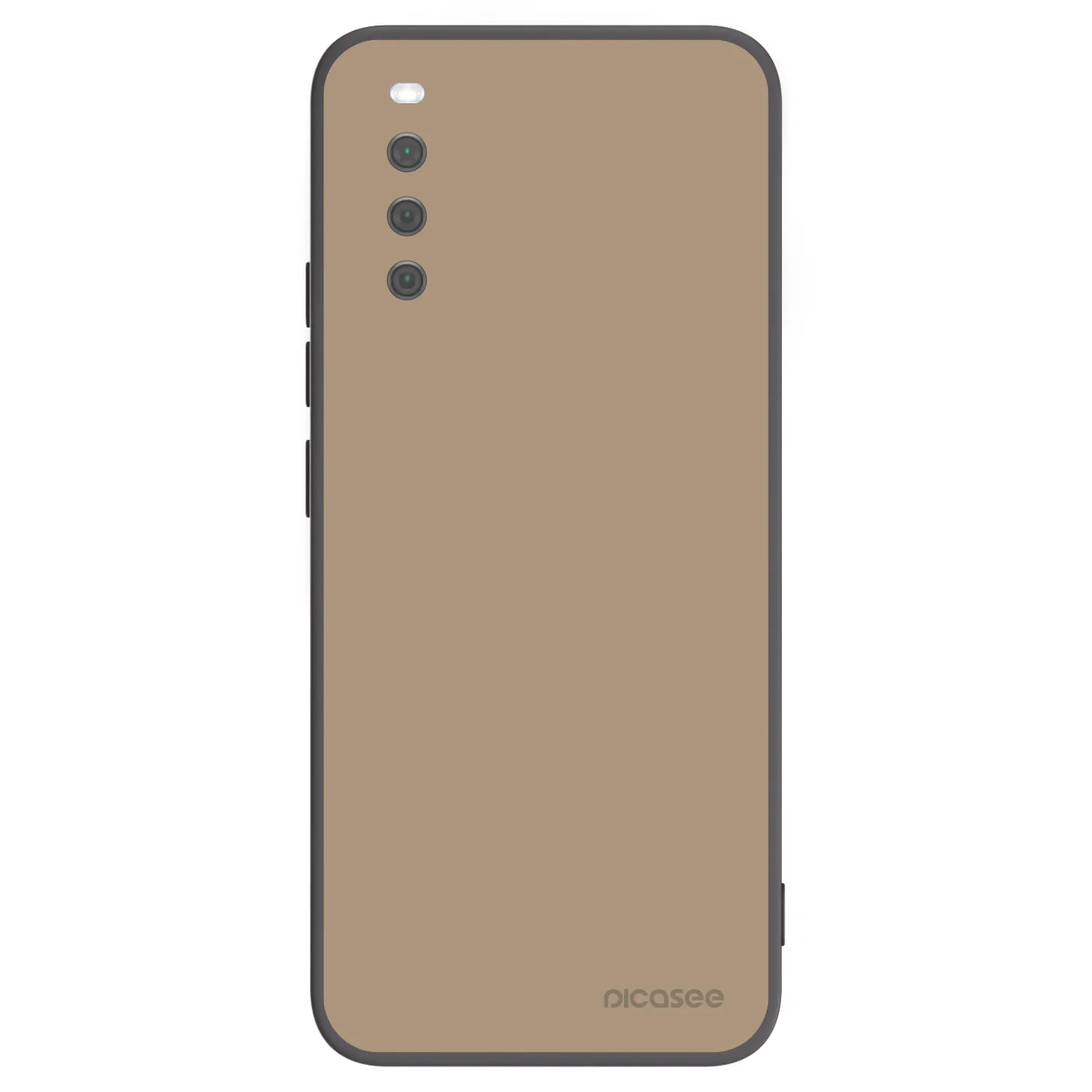 Picasee Μαύρη θήκη σιλικόνης για Sony Xperia 10 III - Soft Sand