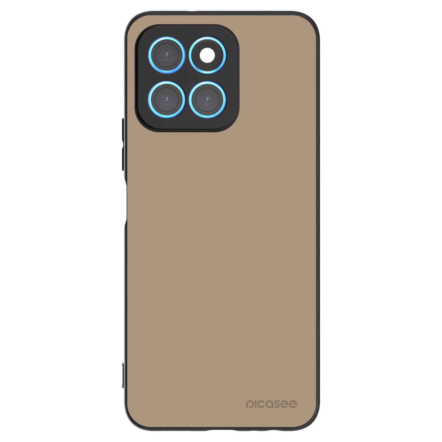Picasee Μαύρη θήκη σιλικόνης για Honor X6 - Soft Sand