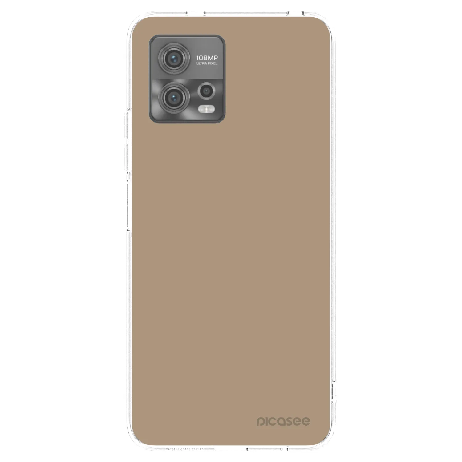 Picasee διαφανής θήκη σιλικόνης Motorola Moto G72 - Soft Sand