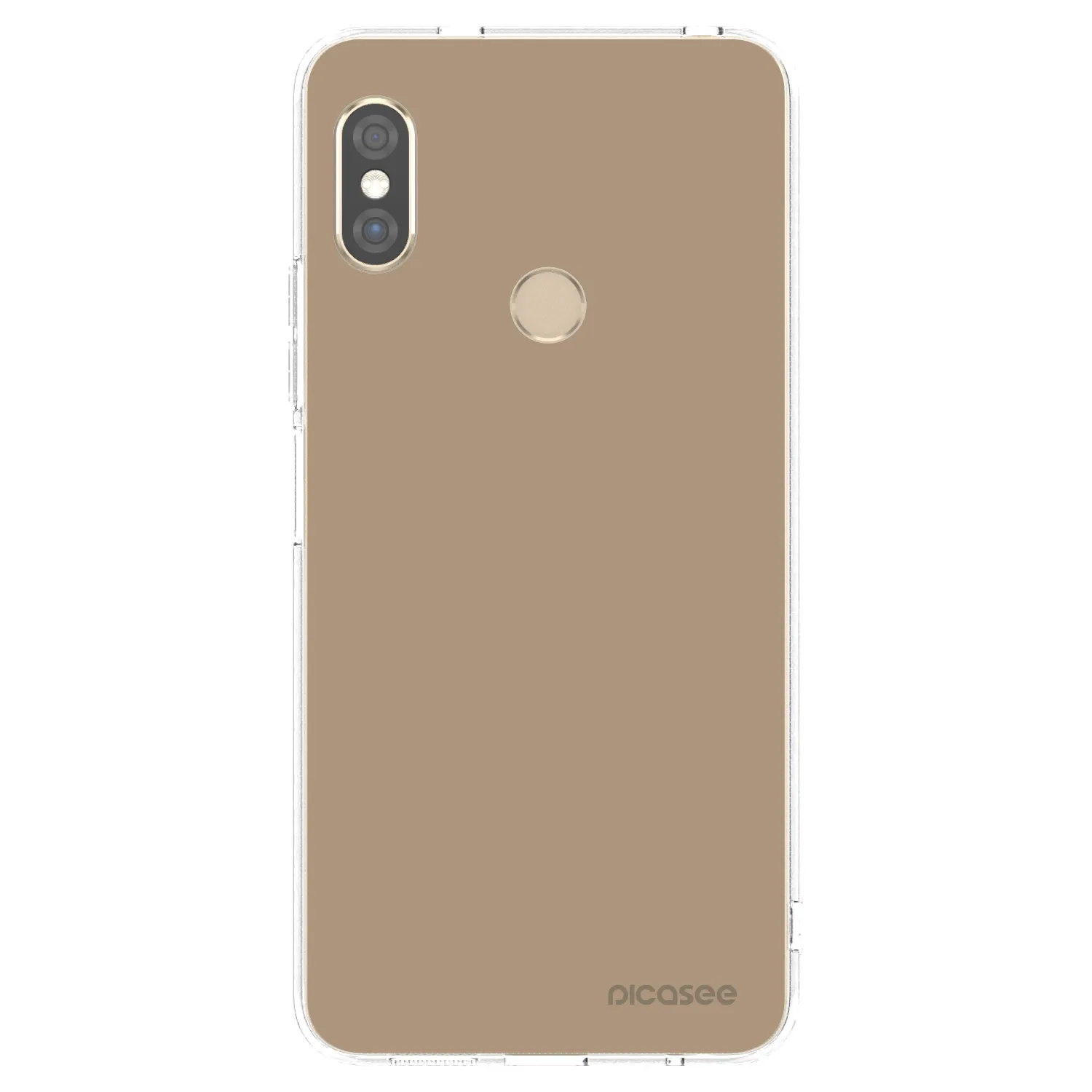 Picasee διαφανής θήκη σιλικόνης Xiaomi Redmi Note 5 Global - Soft Sand
