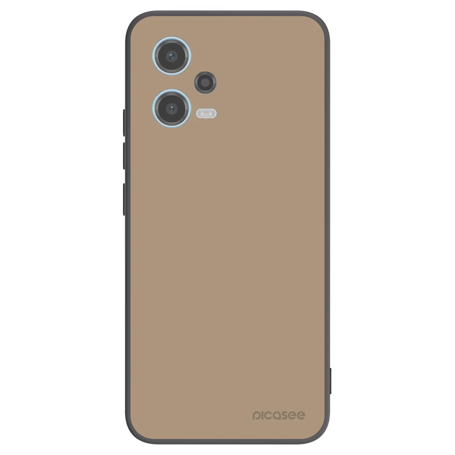 Picasee Μαύρη θήκη σιλικόνης για Xiaomi Redmi Note 12 5G - Soft Sand