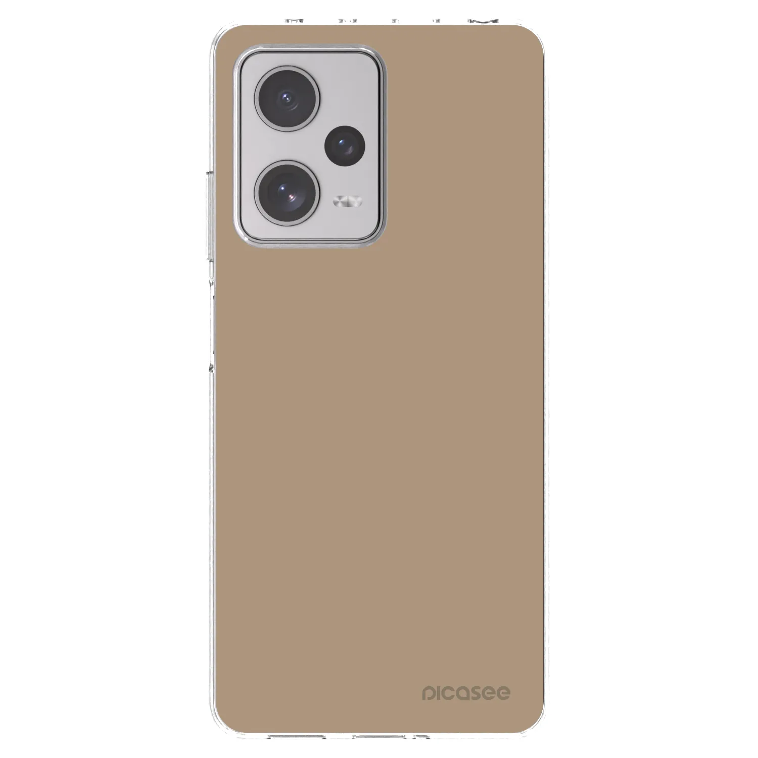 Picasee διαφανής θήκη σιλικόνης Xiaomi Redmi Note 12 Pro+ 5G - Soft Sand