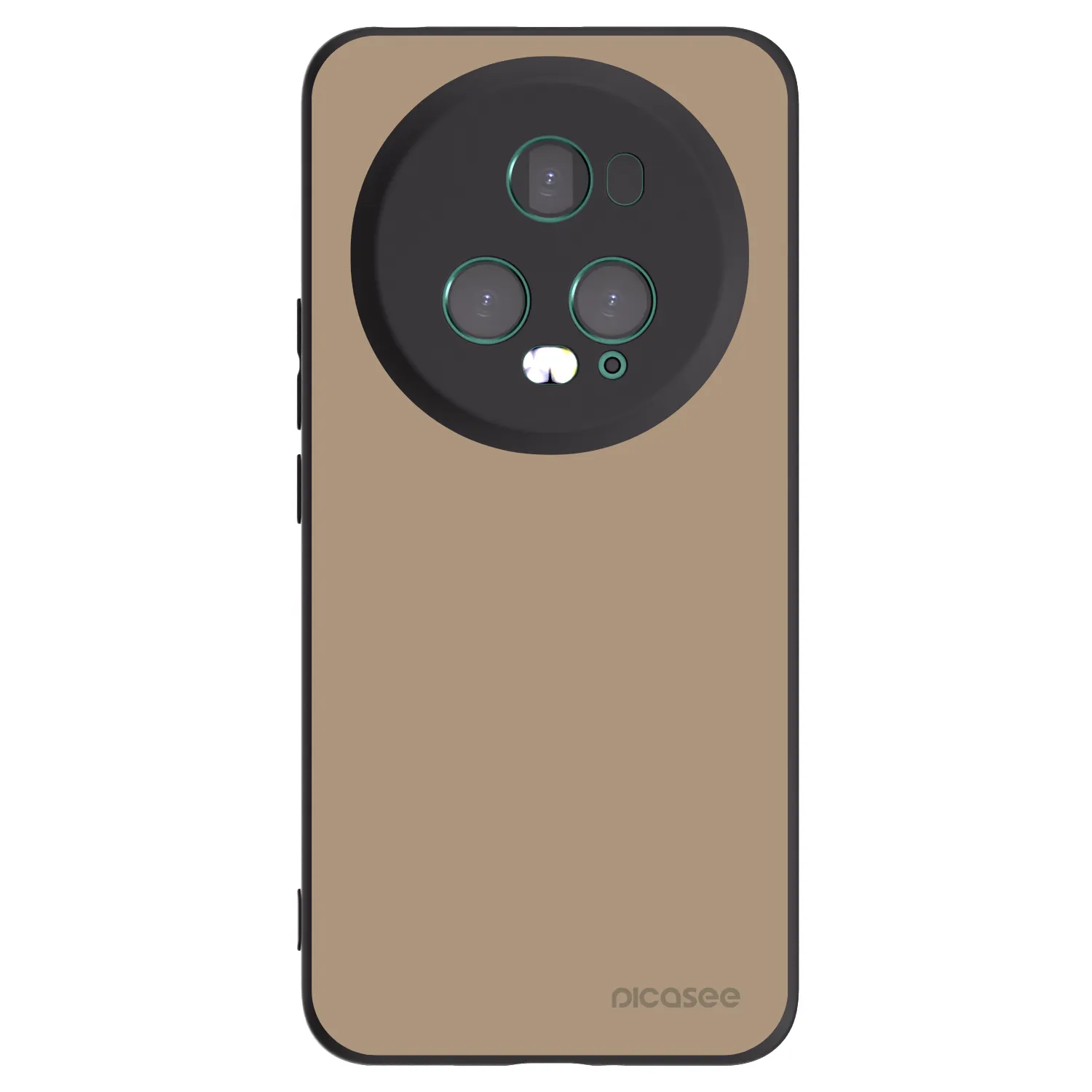 Picasee Μαύρη θήκη σιλικόνης για Honor Magic5 Pro - Soft Sand