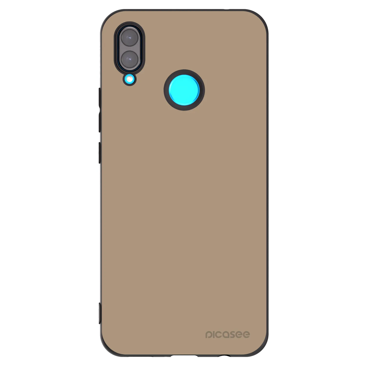 Picasee Μαύρη θήκη σιλικόνης για Huawei Nova 3 - Soft Sand