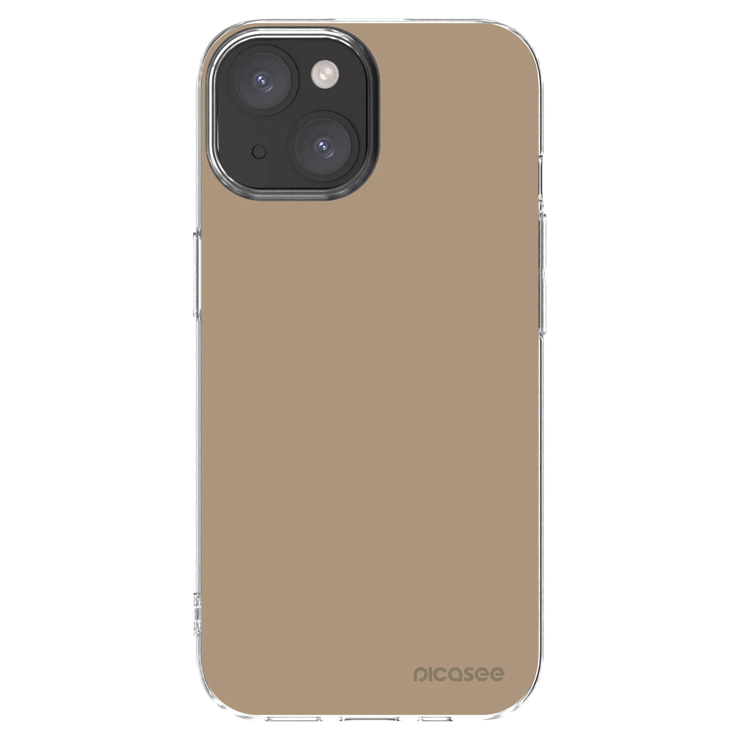 Picasee διαφανής θήκη σιλικόνης Apple iPhone 15 - Soft Sand