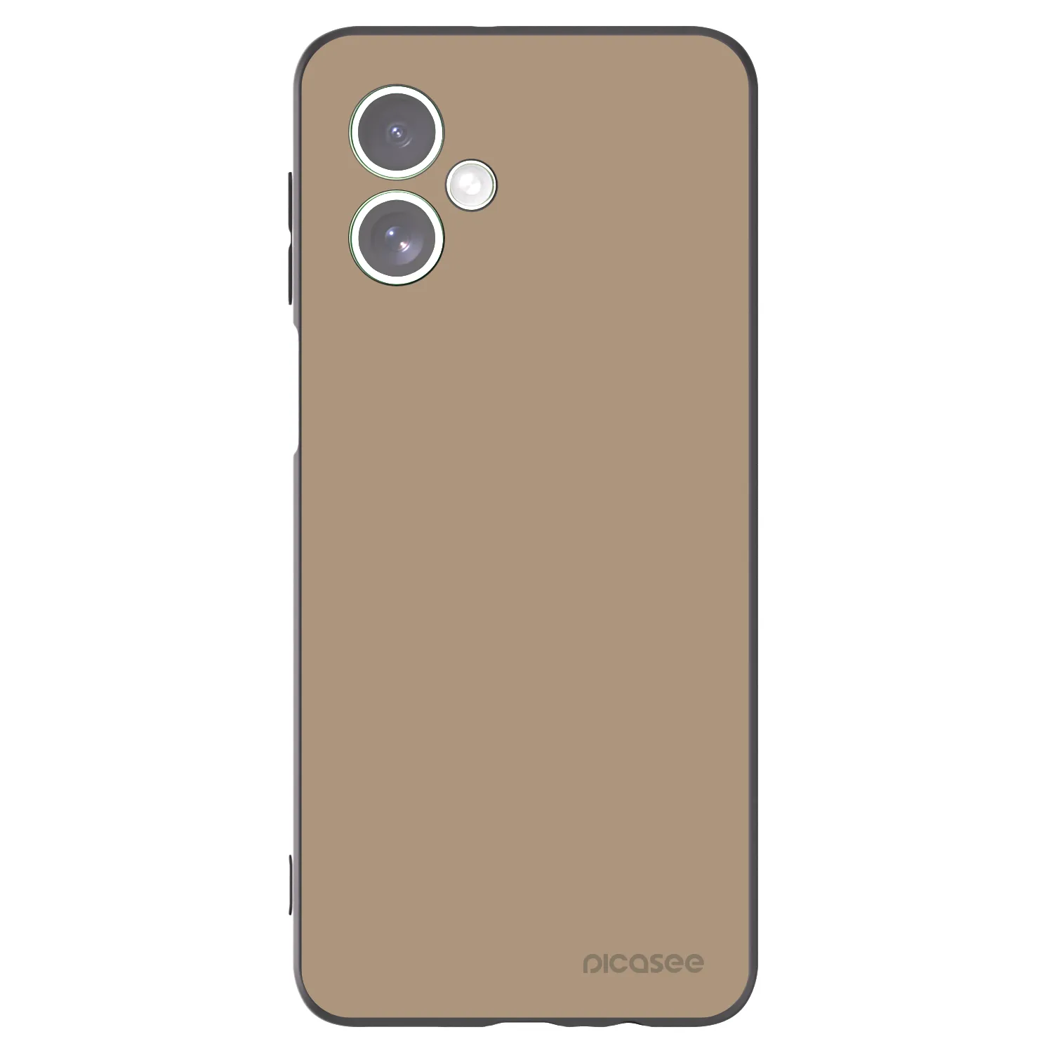 Picasee Μαύρη θήκη σιλικόνης για Motorola Moto G54 5G - Soft Sand