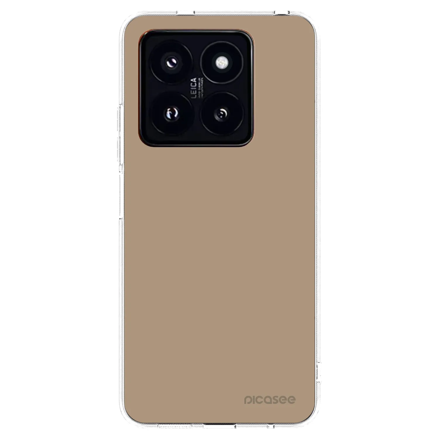 Picasee διαφανής θήκη σιλικόνης Xiaomi 14 Pro - Soft Sand