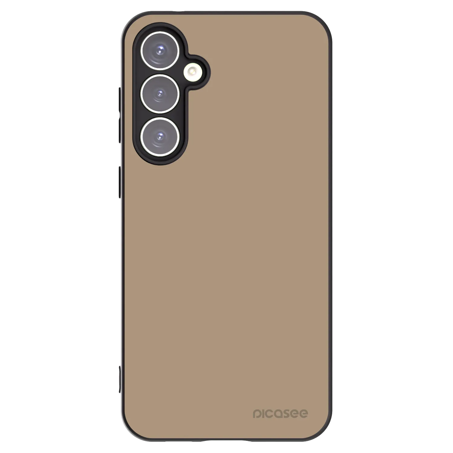 Picasee Μαύρη θήκη σιλικόνης για Samsung Galaxy S23 FE S711B - Soft Sand