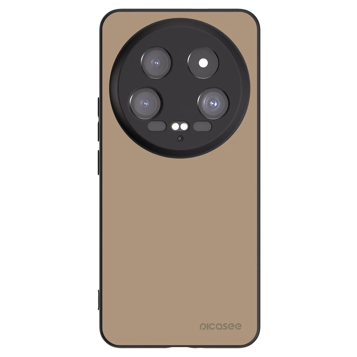 Picasee Μαύρη θήκη σιλικόνης για Xiaomi 14 Ultra - Soft Sand