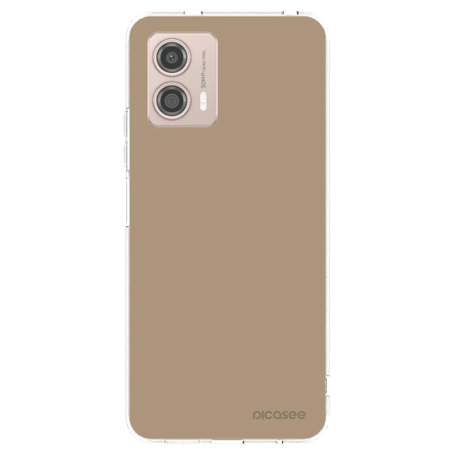 Picasee διαφανής θήκη σιλικόνης Motorola Moto G53 5G - Soft Sand
