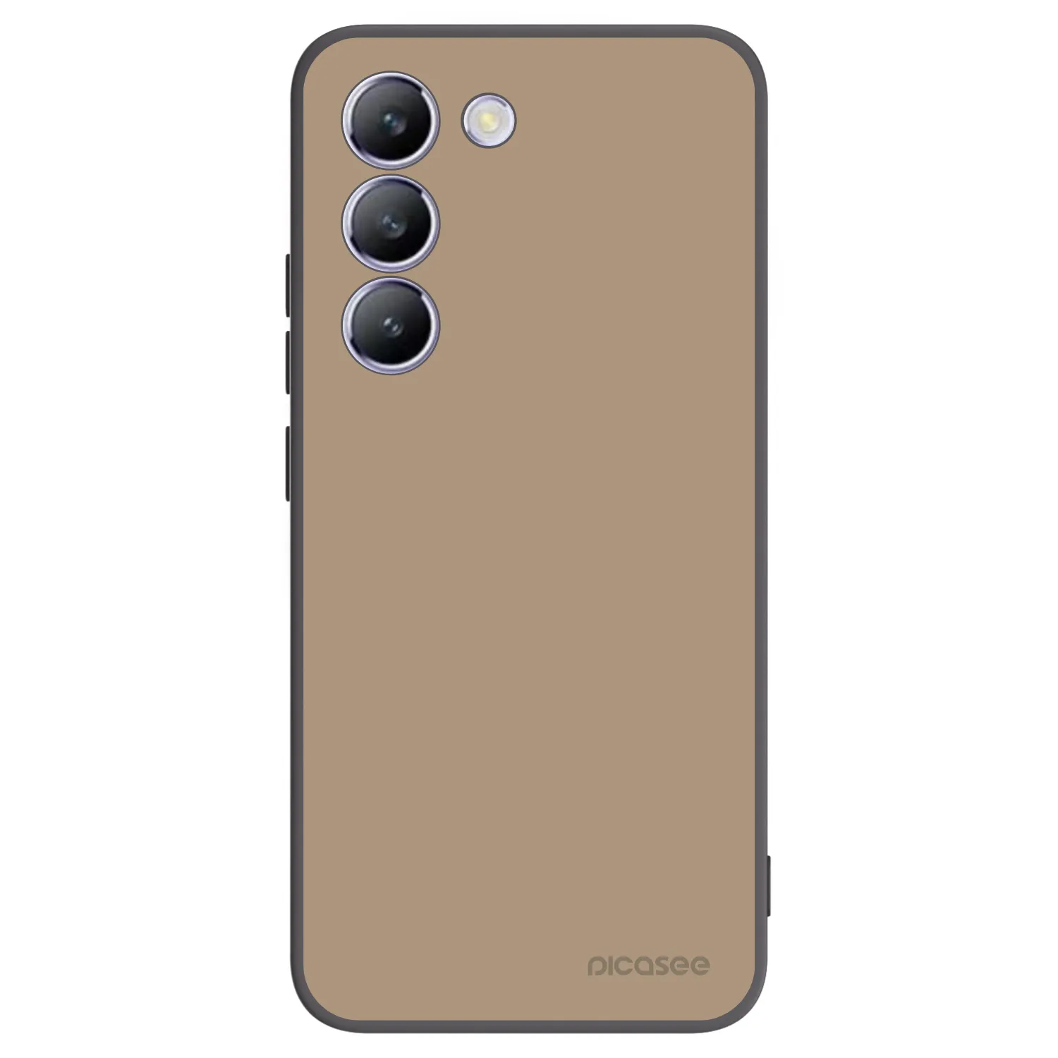 Picasee Μαύρη θήκη σιλικόνης για Vivo V40 SE 5G - Soft Sand