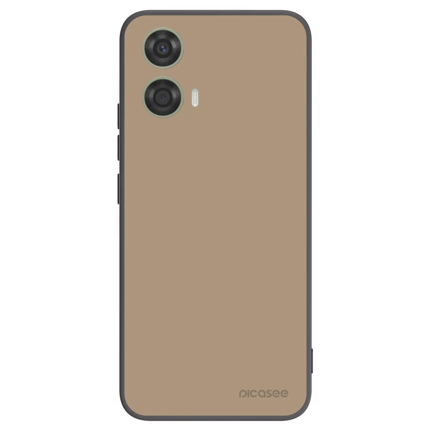 Picasee Μαύρη θήκη σιλικόνης για Motorola Moto G24 - Soft Sand