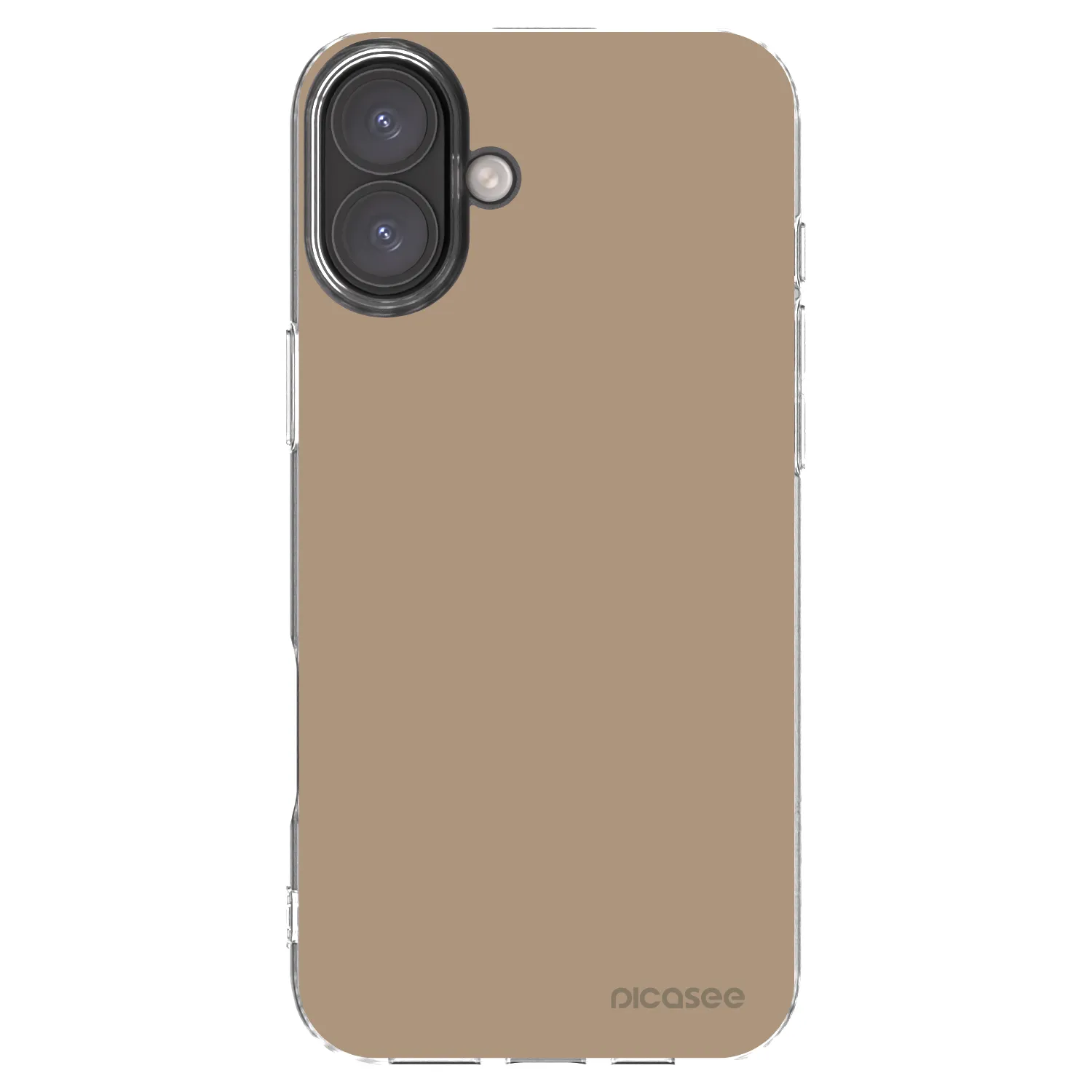 Picasee διαφανής θήκη σιλικόνης Apple iPhone 16 Plus - Soft Sand