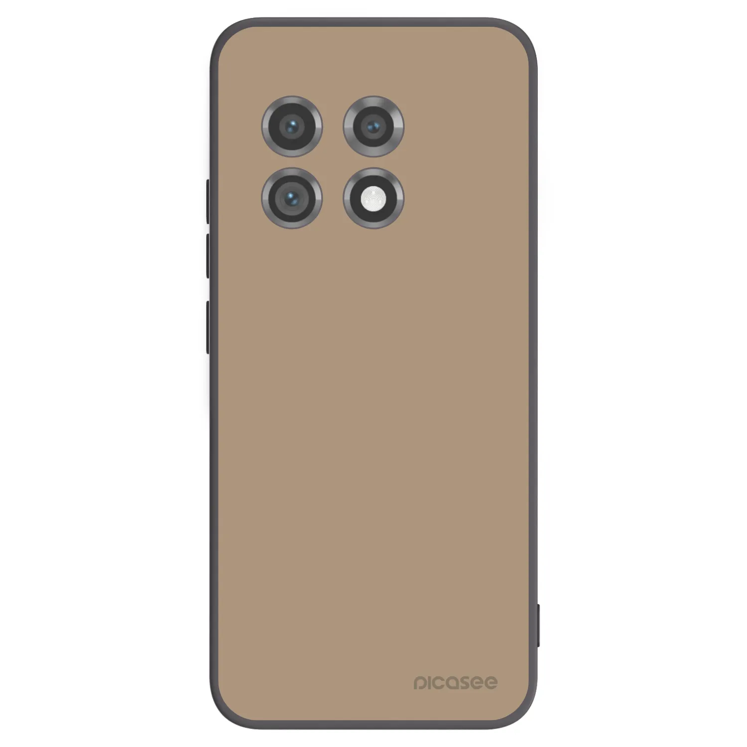 Picasee Μαύρη θήκη σιλικόνης για OnePlus 11 5G - Soft Sand