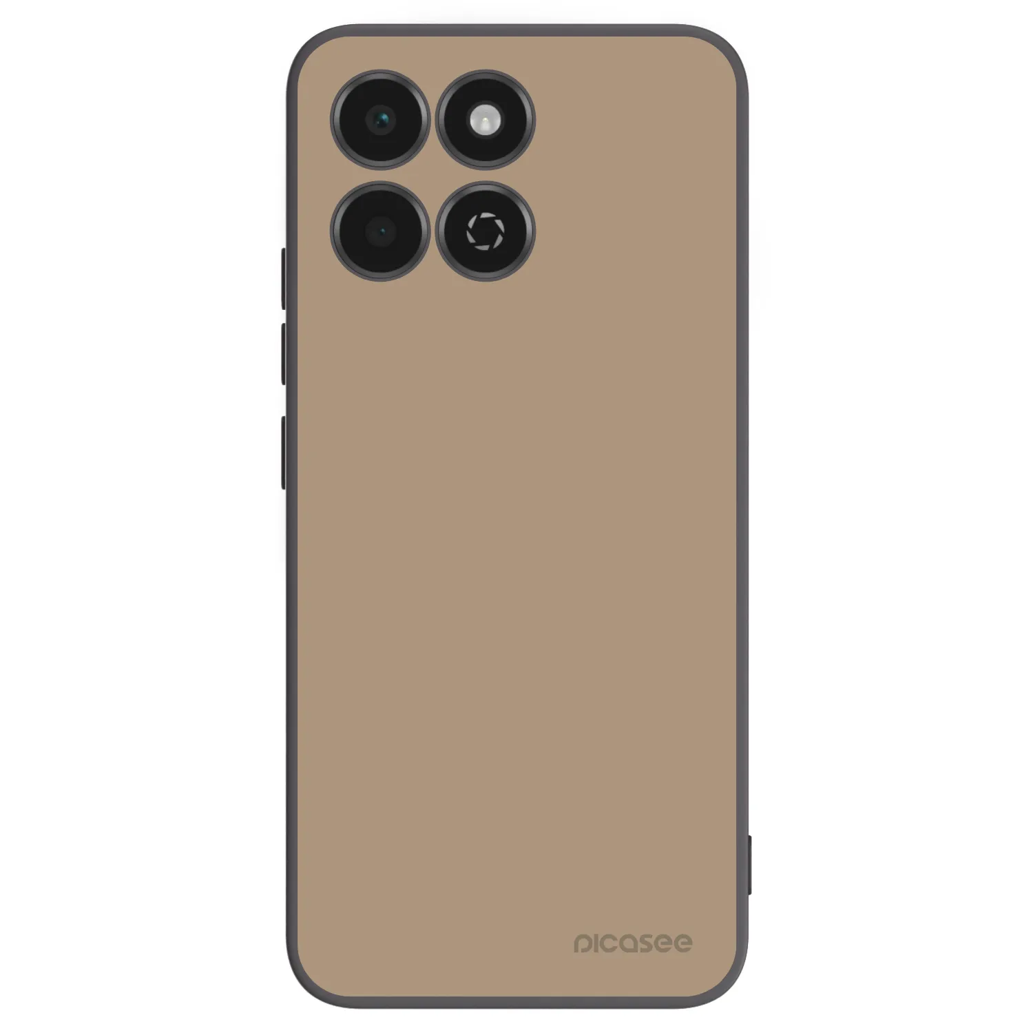Picasee Μαύρη θήκη σιλικόνης για Honor 200 Smart 5G - Soft Sand