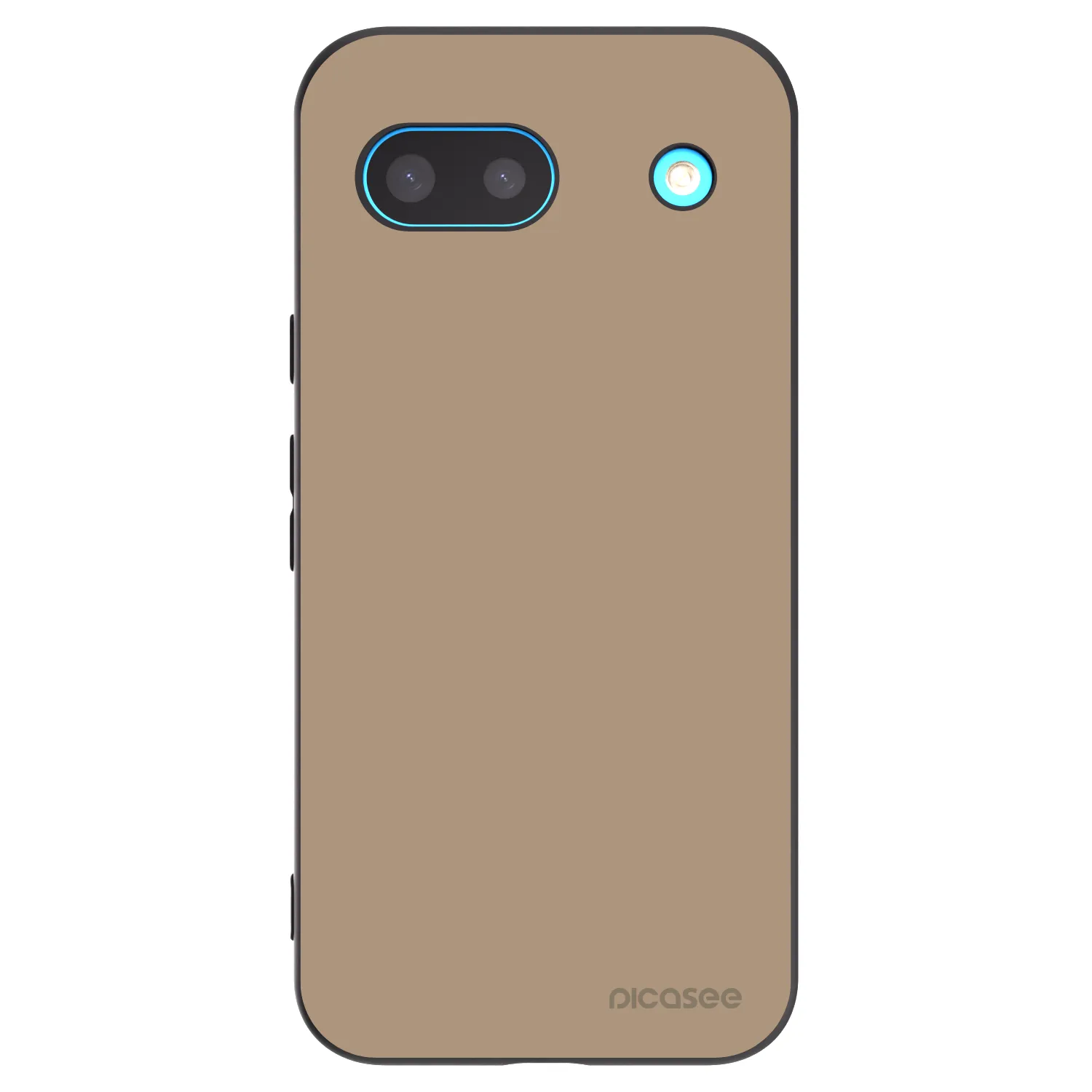 Picasee Μαύρη θήκη σιλικόνης για Google Pixel 8 - Soft Sand