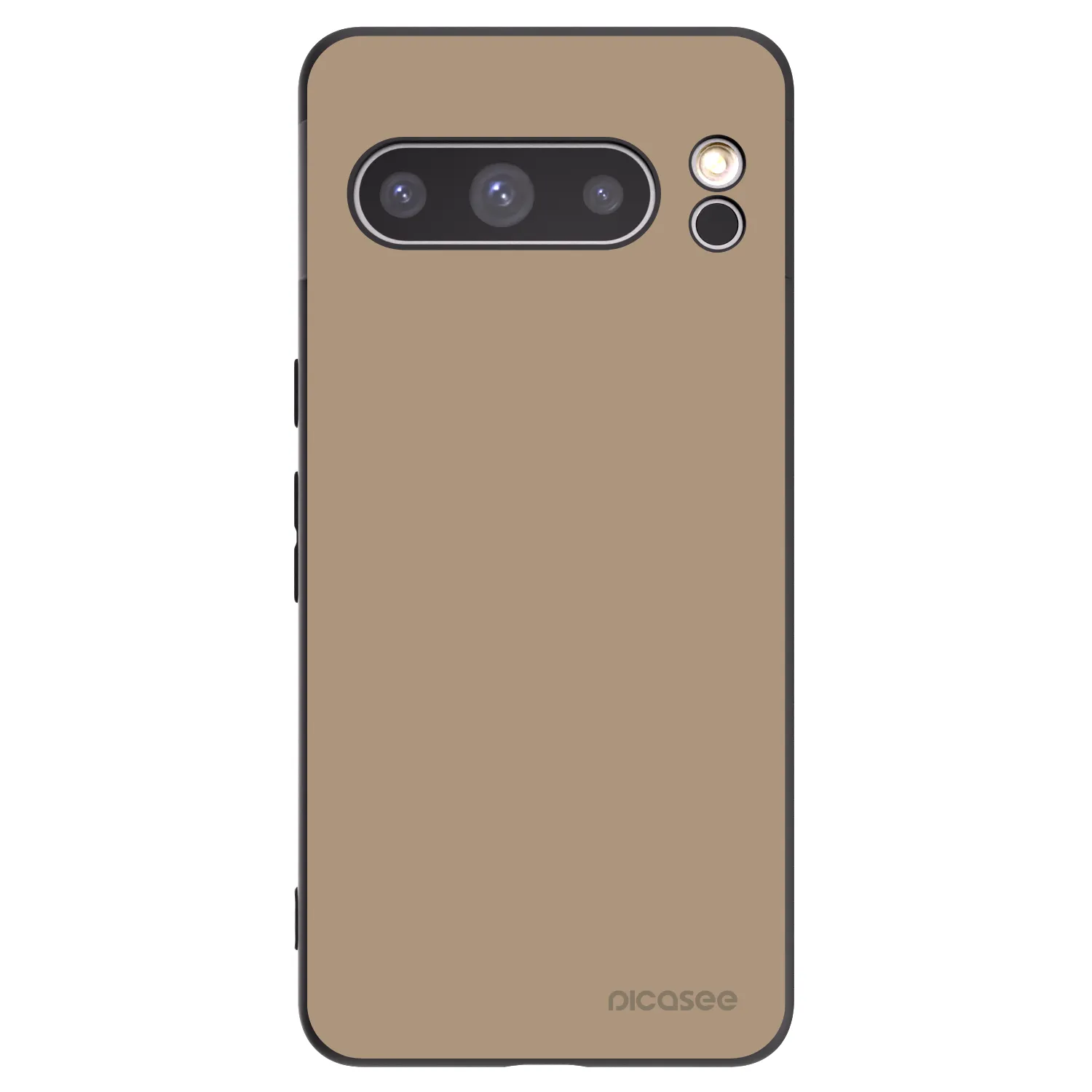 Picasee Μαύρη θήκη σιλικόνης για Google Pixel 8 Pro - Soft Sand