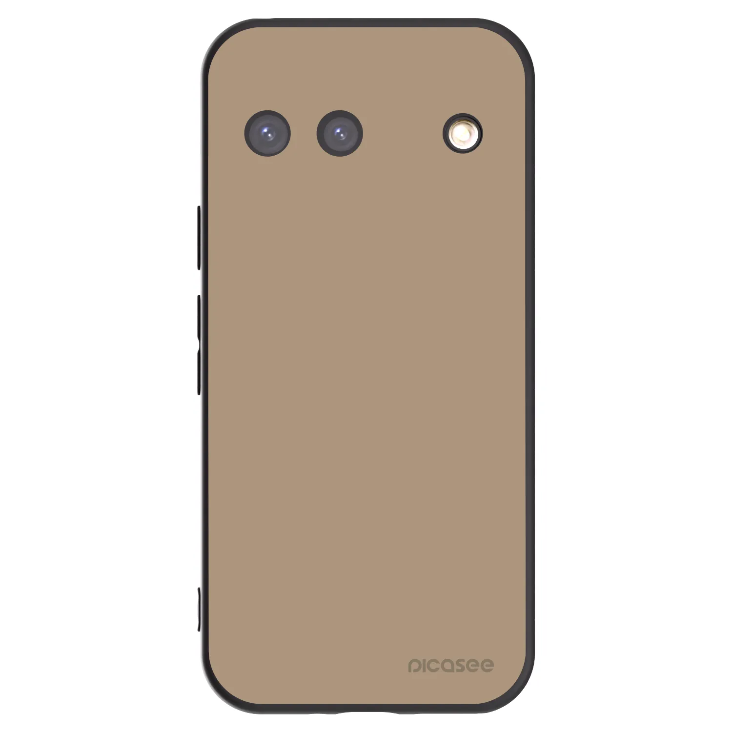 Picasee Μαύρη θήκη σιλικόνης για Google Pixel 9 - Soft Sand