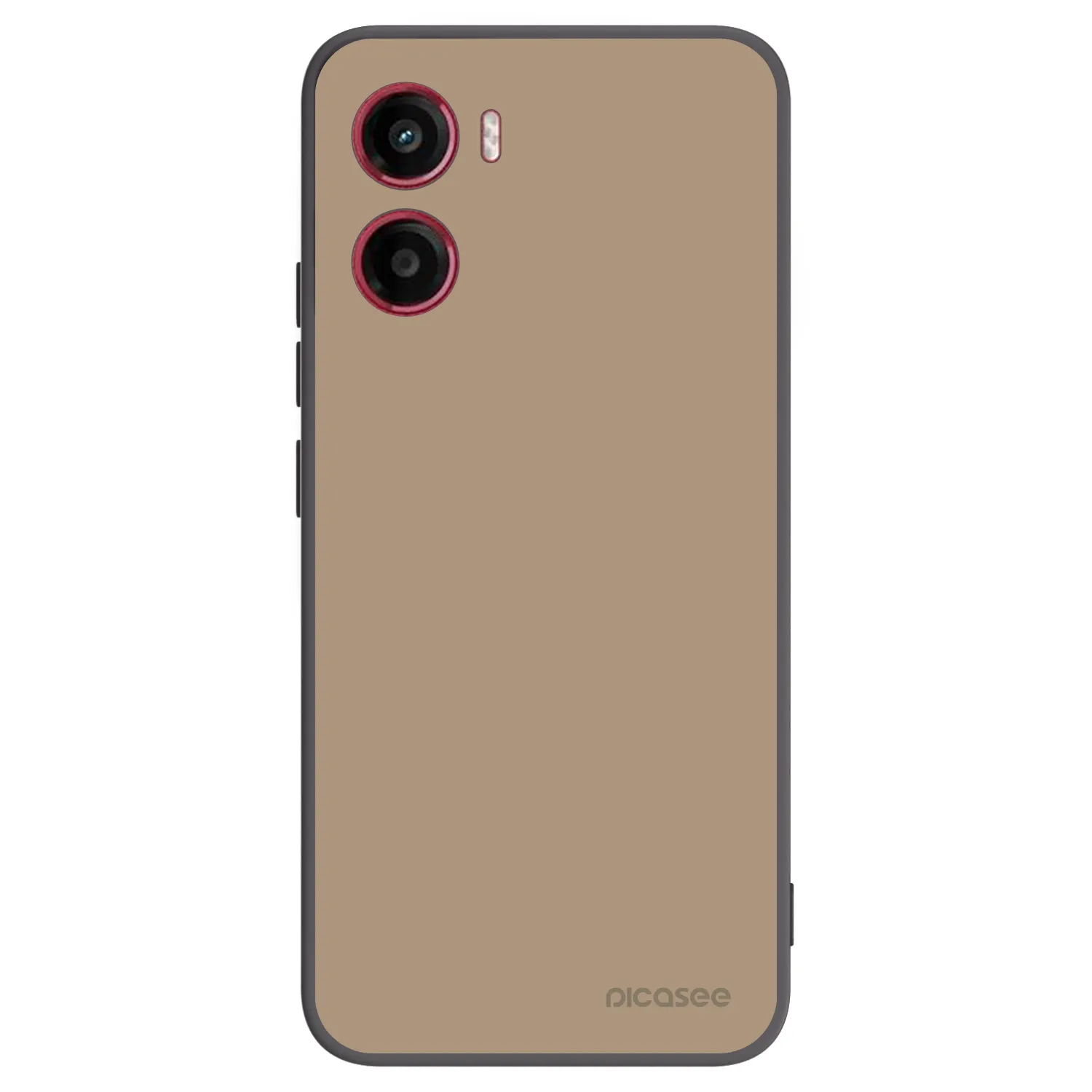 Picasee Μαύρη θήκη σιλικόνης για Motorola Moto G05 - Soft Sand