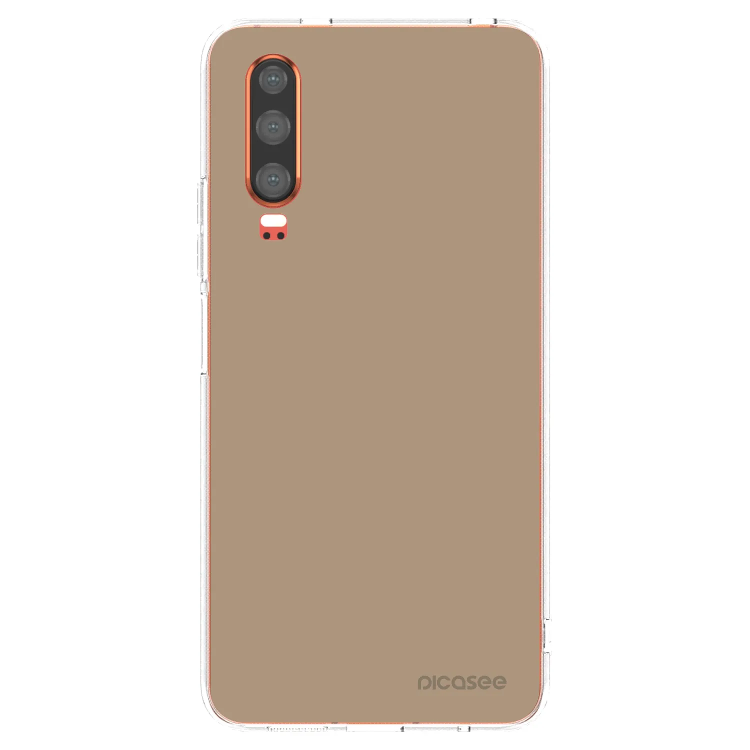 Picasee διαφανής θήκη σιλικόνης Huawei P30 - Soft Sand