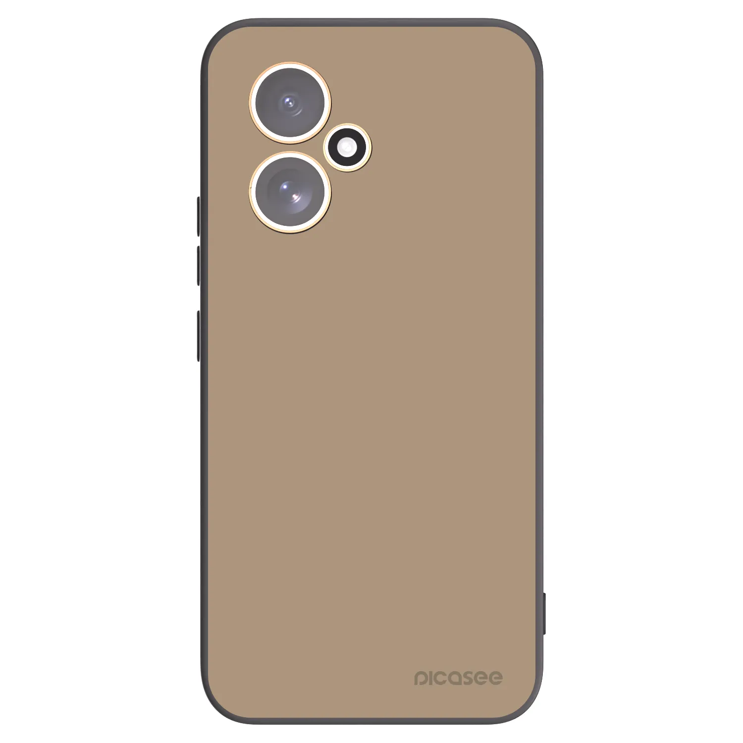 Picasee Μαύρη θήκη σιλικόνης για Honor 400 5G - Soft Sand