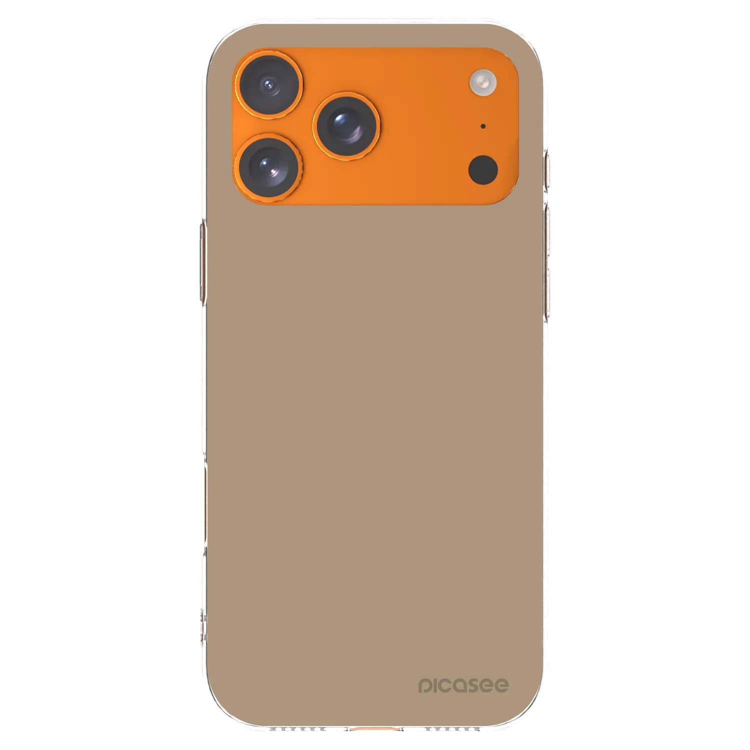 Picasee διαφανής θήκη σιλικόνης Apple iPhone 17 Pro Max - Soft Sand