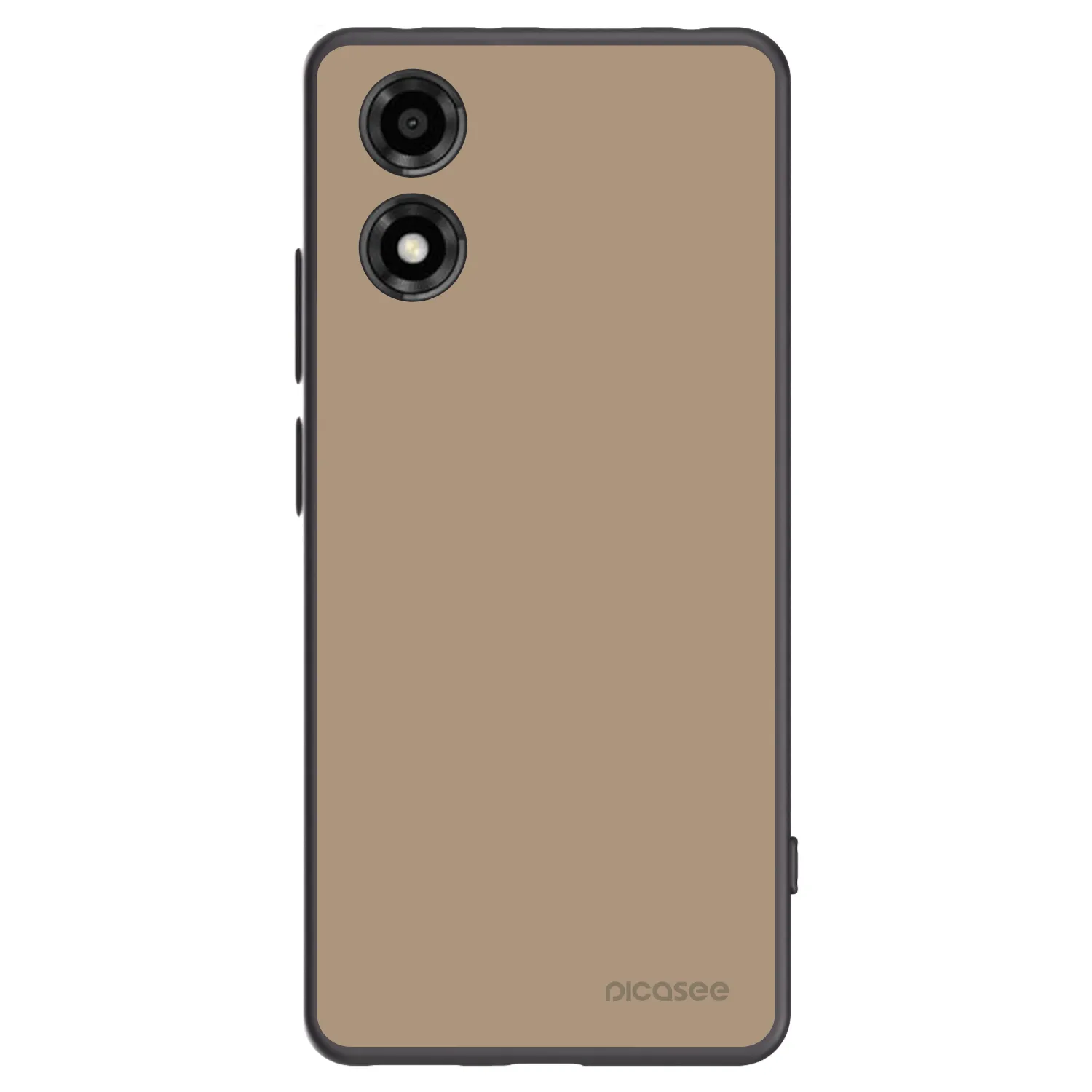 Picasee Μαύρη θήκη σιλικόνης για Motorola Moto E14 - Soft Sand