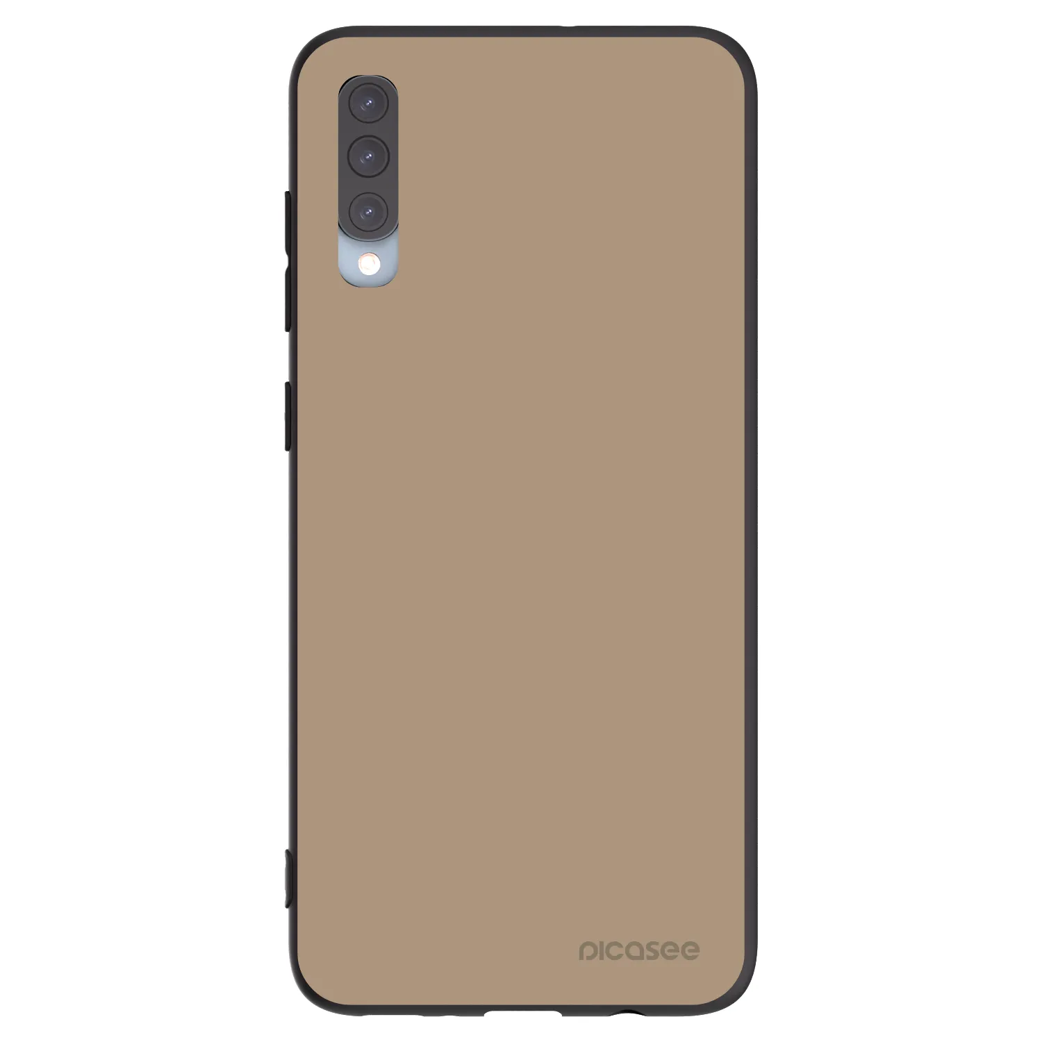 Picasee Μαύρη θήκη σιλικόνης για Samsung Galaxy A70 A705F - Soft Sand