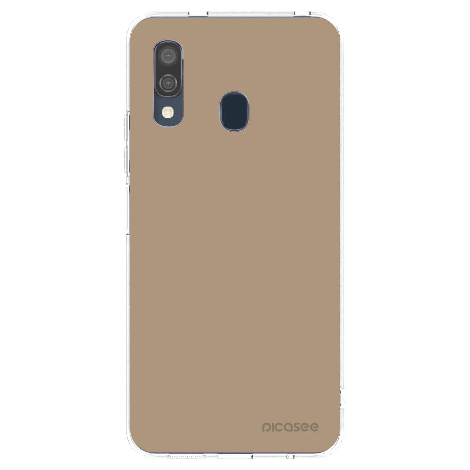 Picasee διαφανής θήκη σιλικόνης Samsung Galaxy A40 A405F - Soft Sand