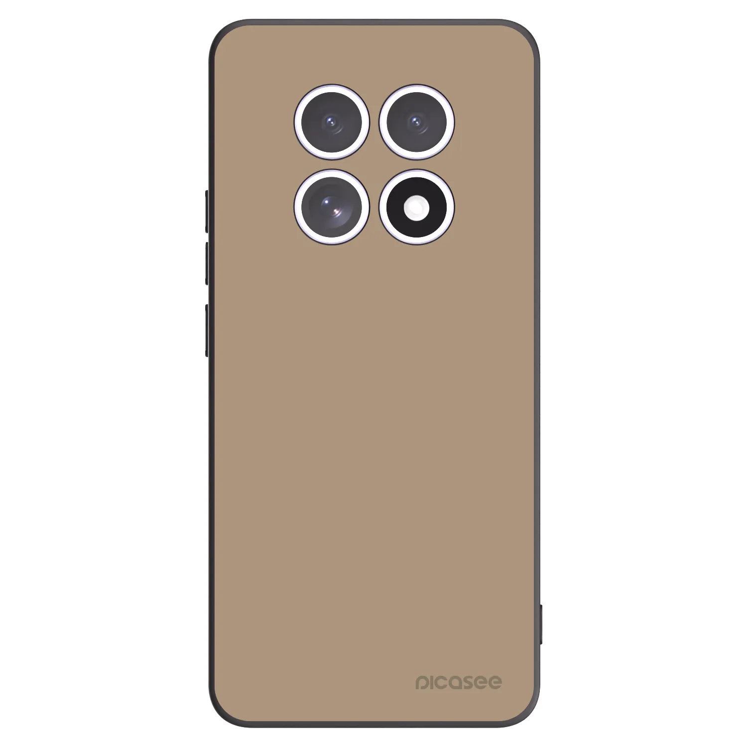 Picasee Μαύρη θήκη σιλικόνης για Xiaomi Redmi Note 15 - Soft Sand