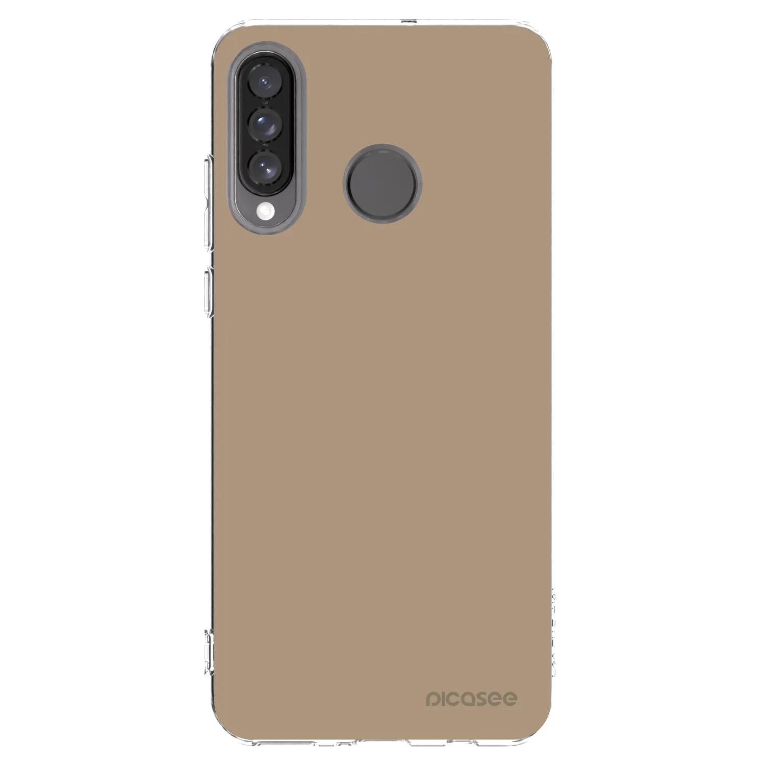 Picasee διαφανής θήκη σιλικόνης Huawei P30 Lite - Soft Sand