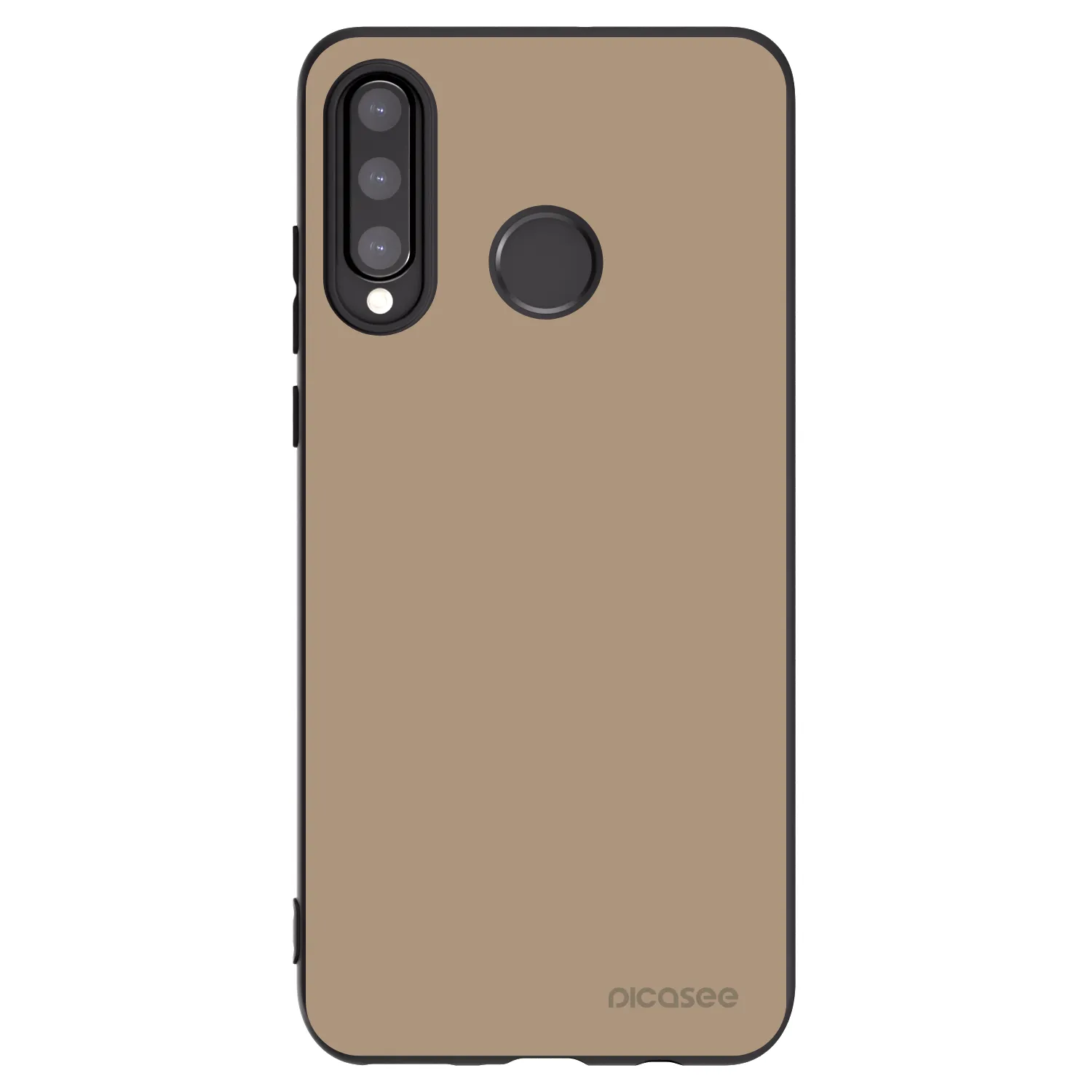 Picasee Μαύρη θήκη σιλικόνης για Huawei P30 Lite - Soft Sand