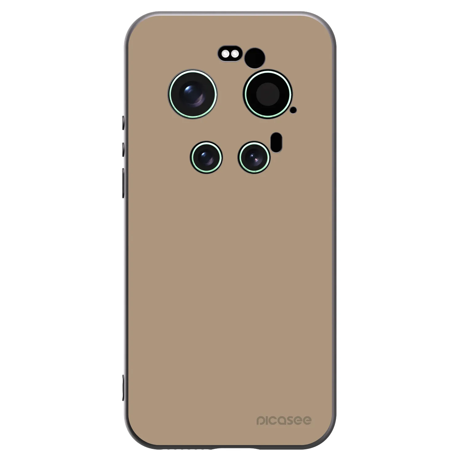 Picasee Μαύρη θήκη σιλικόνης για Xiaomi 17 Ultra - Soft Sand