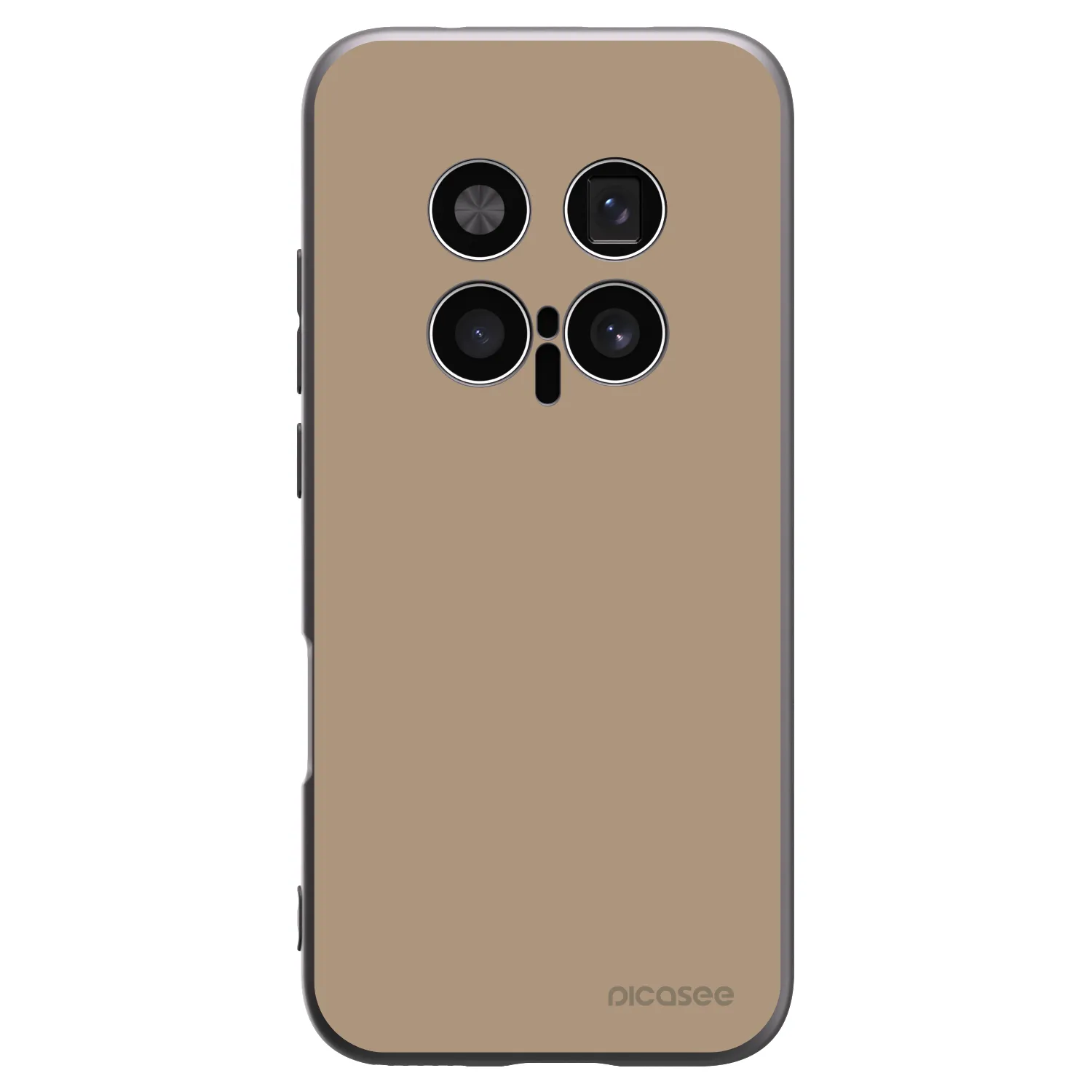 Picasee Μαύρη θήκη σιλικόνης για Honor Magic8 Pro 5G - Soft Sand