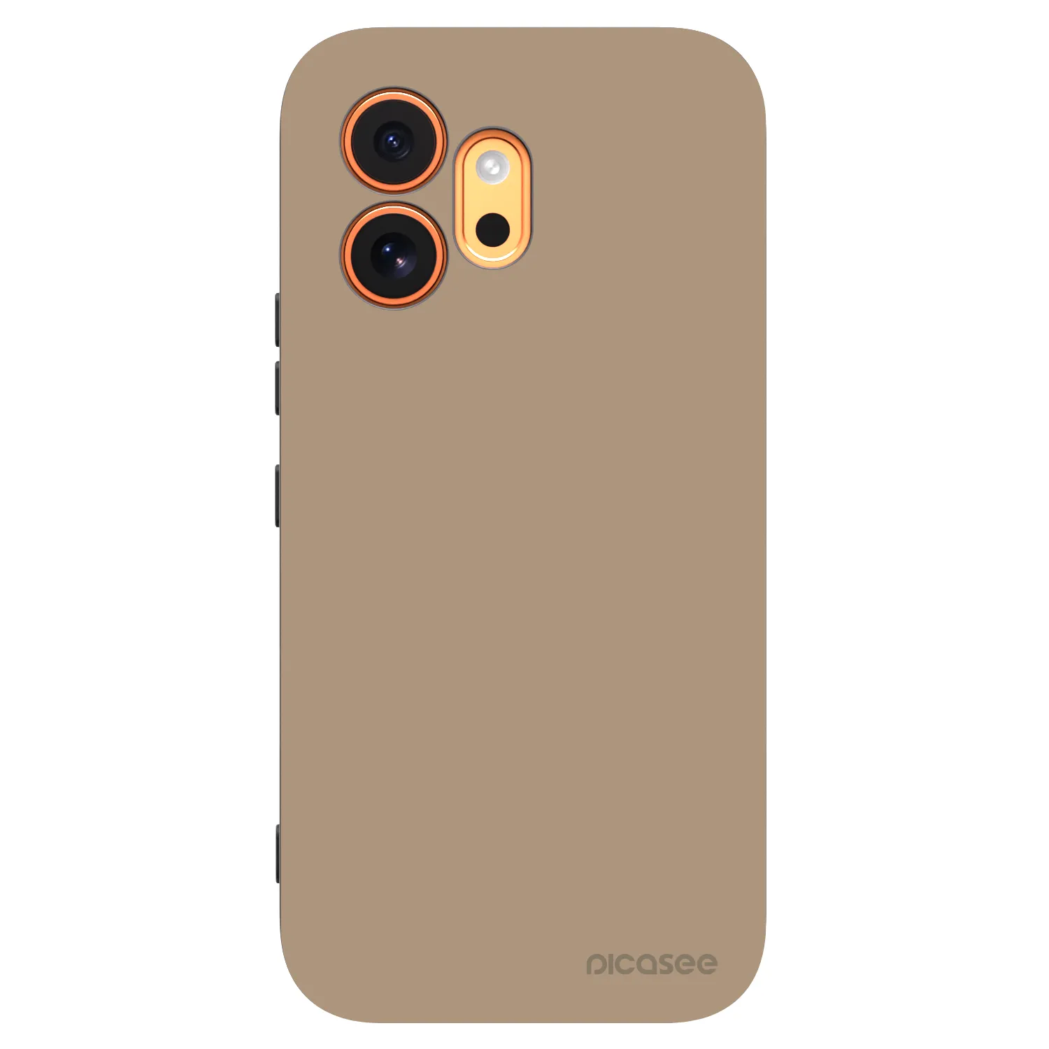 Picasee Μαύρη θήκη σιλικόνης για Honor 600 - Soft Sand