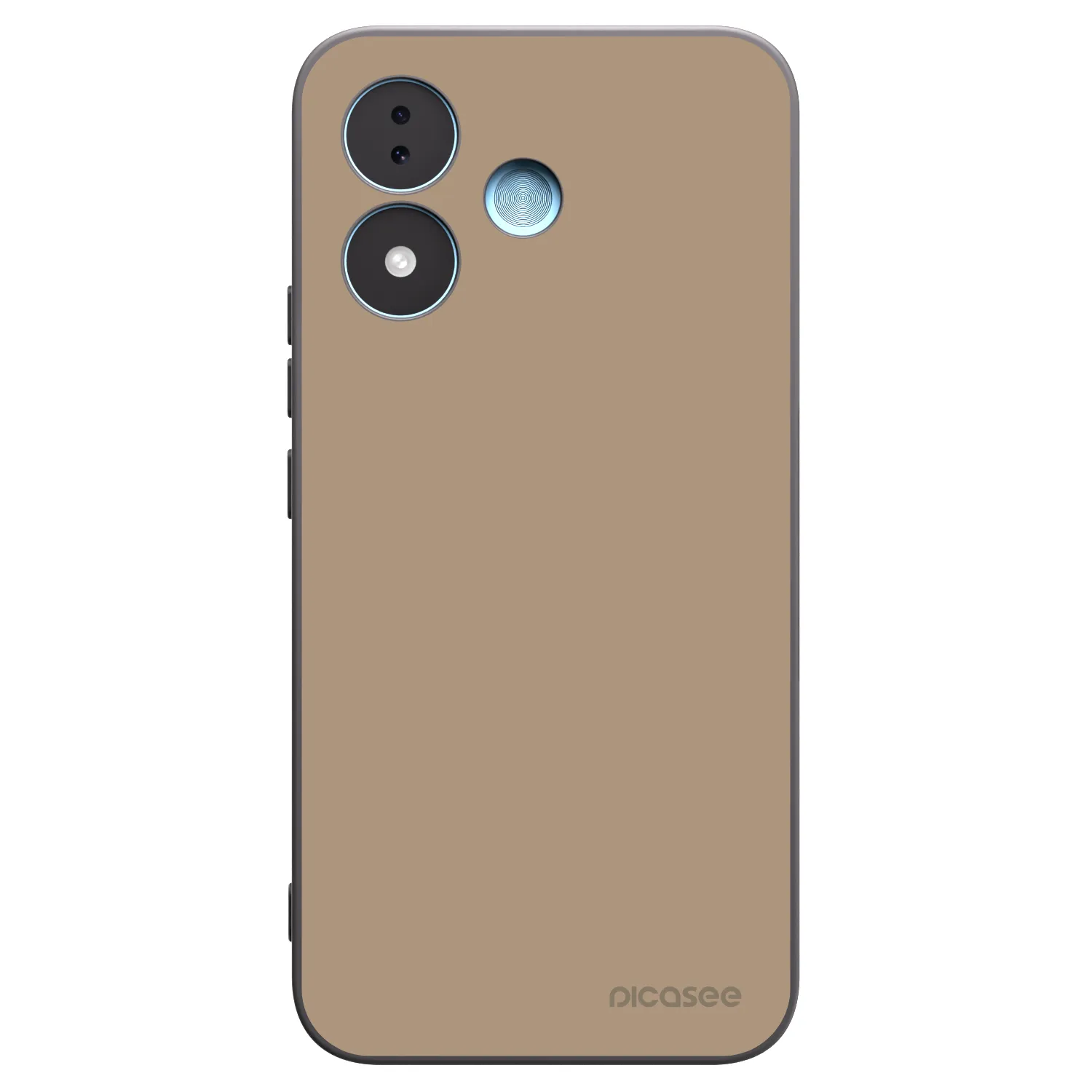 Picasee Μαύρη θήκη σιλικόνης για Xiaomi Redmi Note 17 5G - Soft Sand