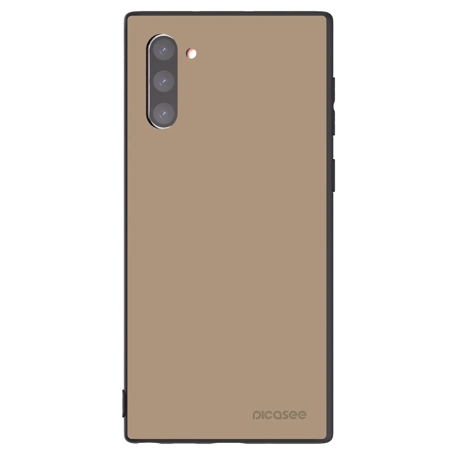 Picasee Μαύρη θήκη σιλικόνης για Samsung Galaxy Note 10 N970F - Soft Sand