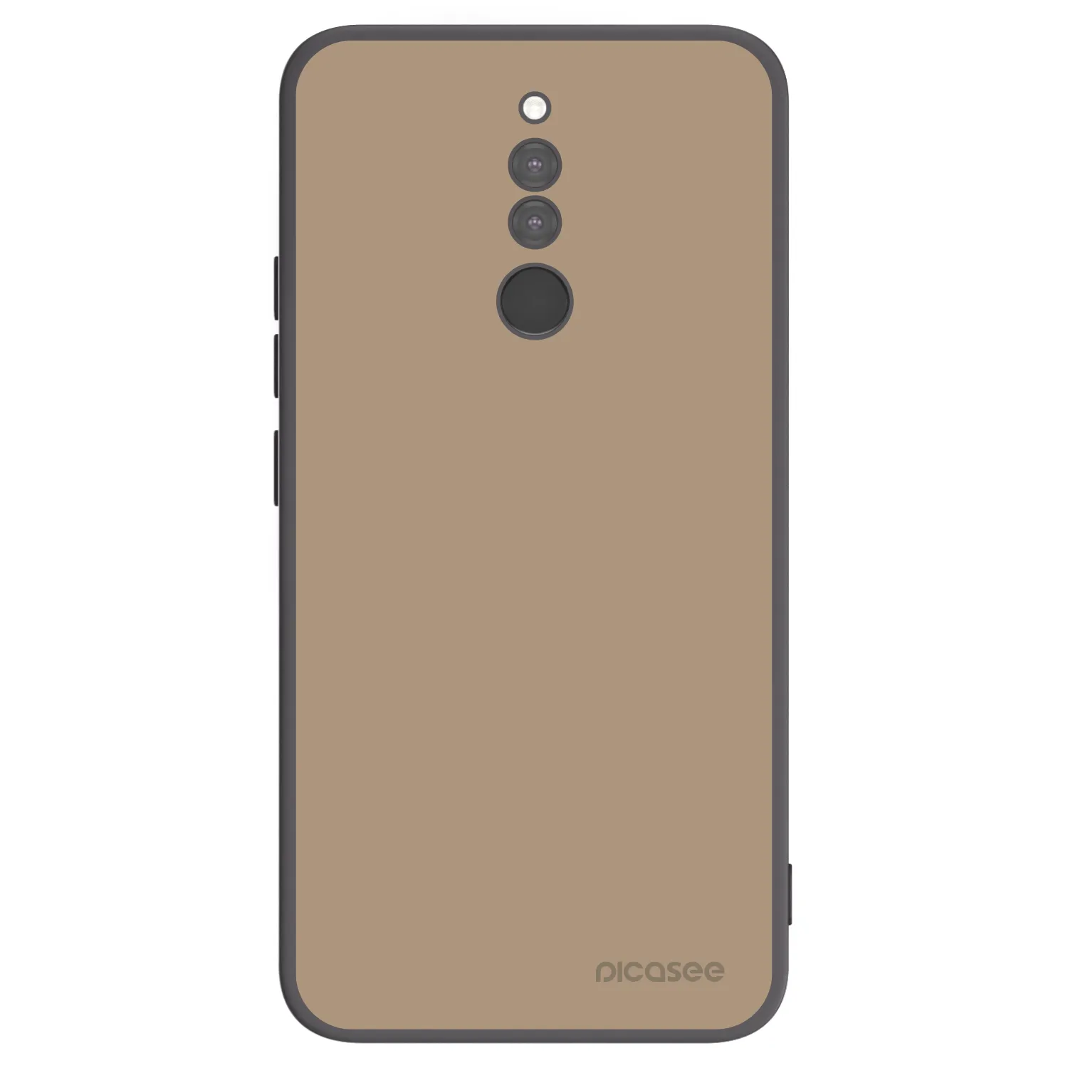 Picasee Μαύρη θήκη σιλικόνης για Xiaomi Redmi 8 - Soft Sand