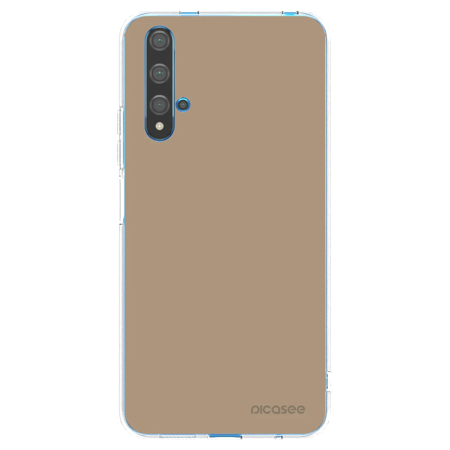 Picasee διαφανής θήκη σιλικόνης Huawei Nova 5T - Soft Sand