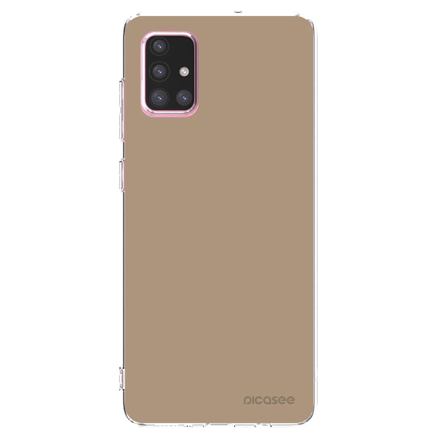 Picasee διαφανής θήκη σιλικόνης Samsung Galaxy A71 A715F - Soft Sand