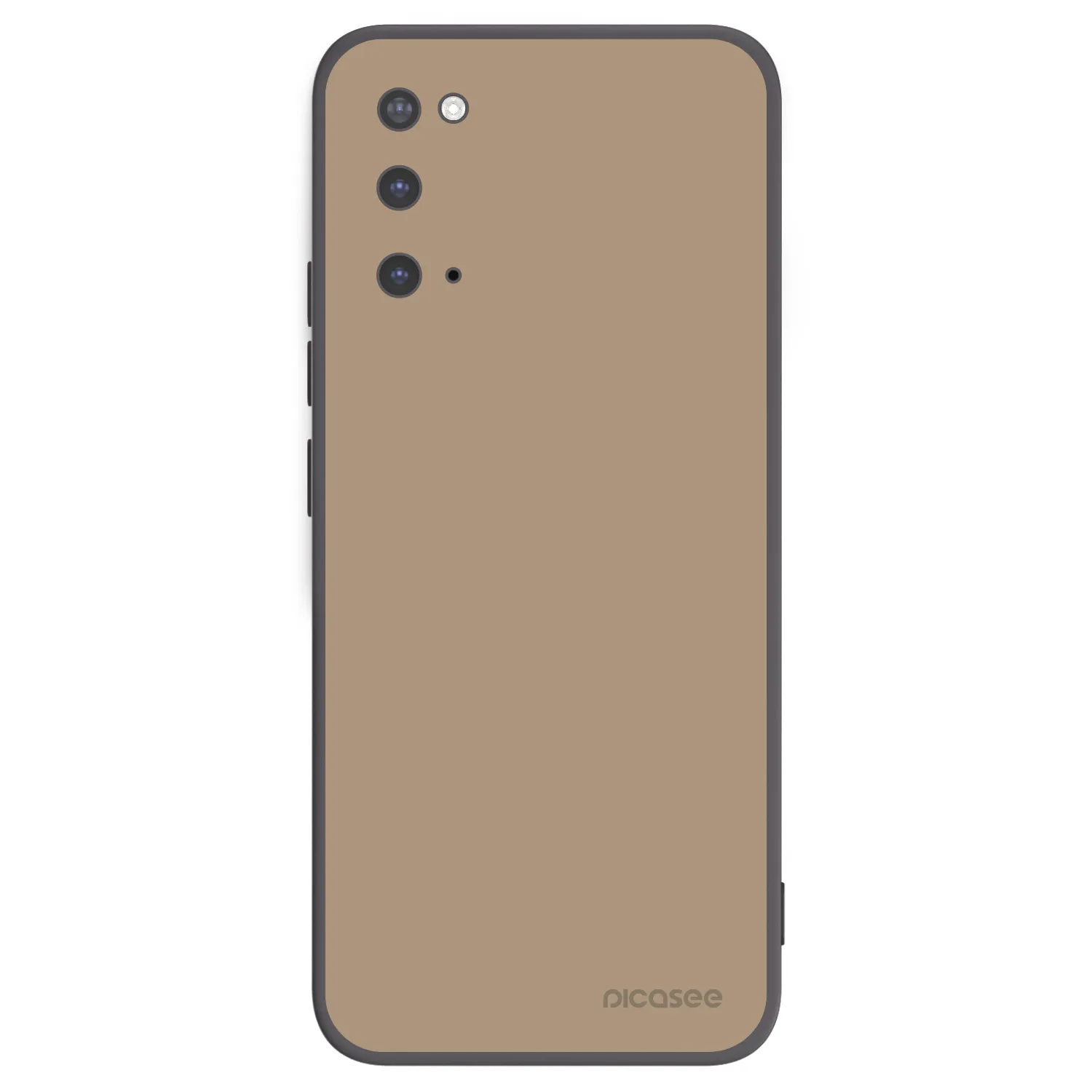 Picasee Μαύρη θήκη σιλικόνης για Samsung Galaxy S20 G980F - Soft Sand