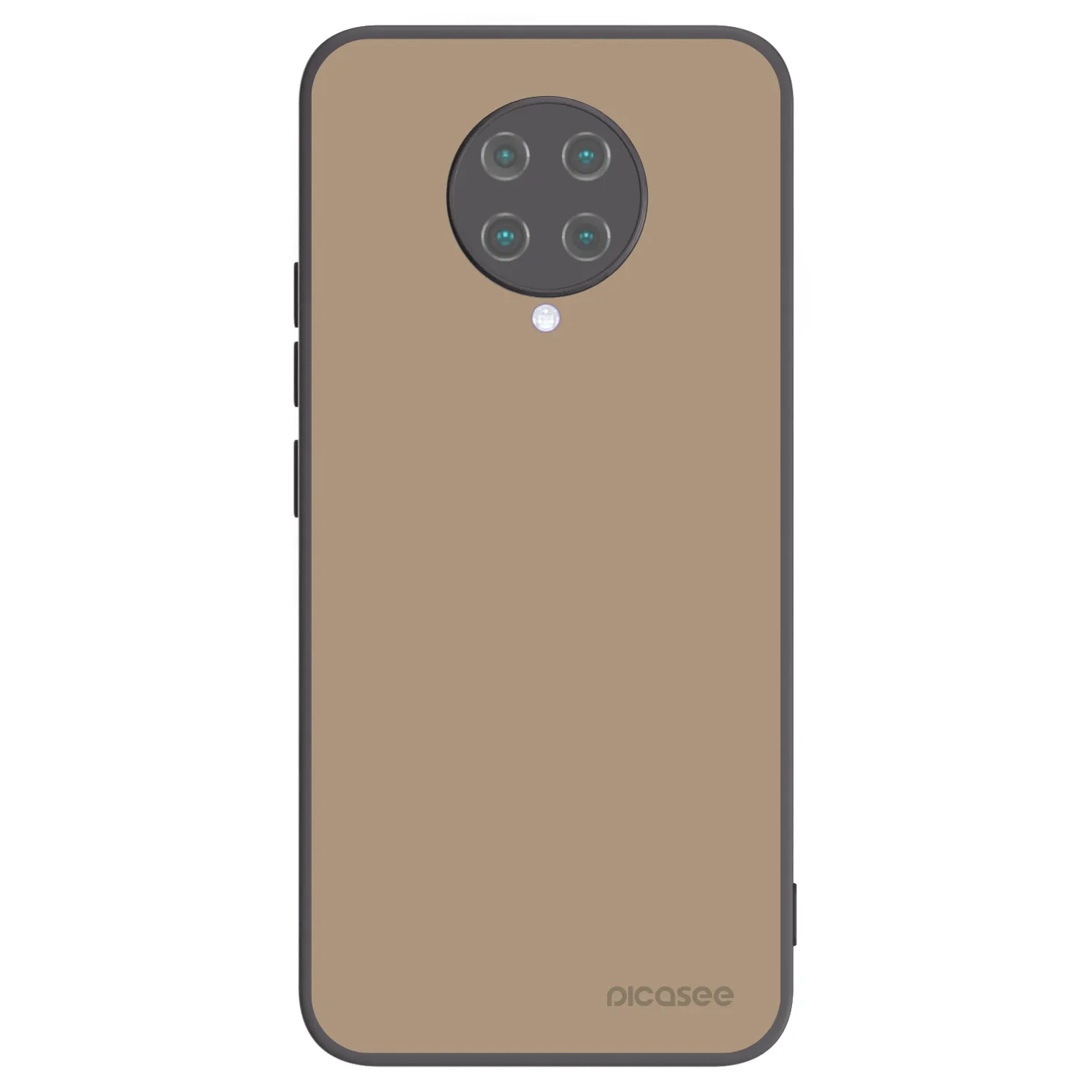 Picasee Μαύρη θήκη σιλικόνης για Xiaomi Poco F2 Pro - Soft Sand