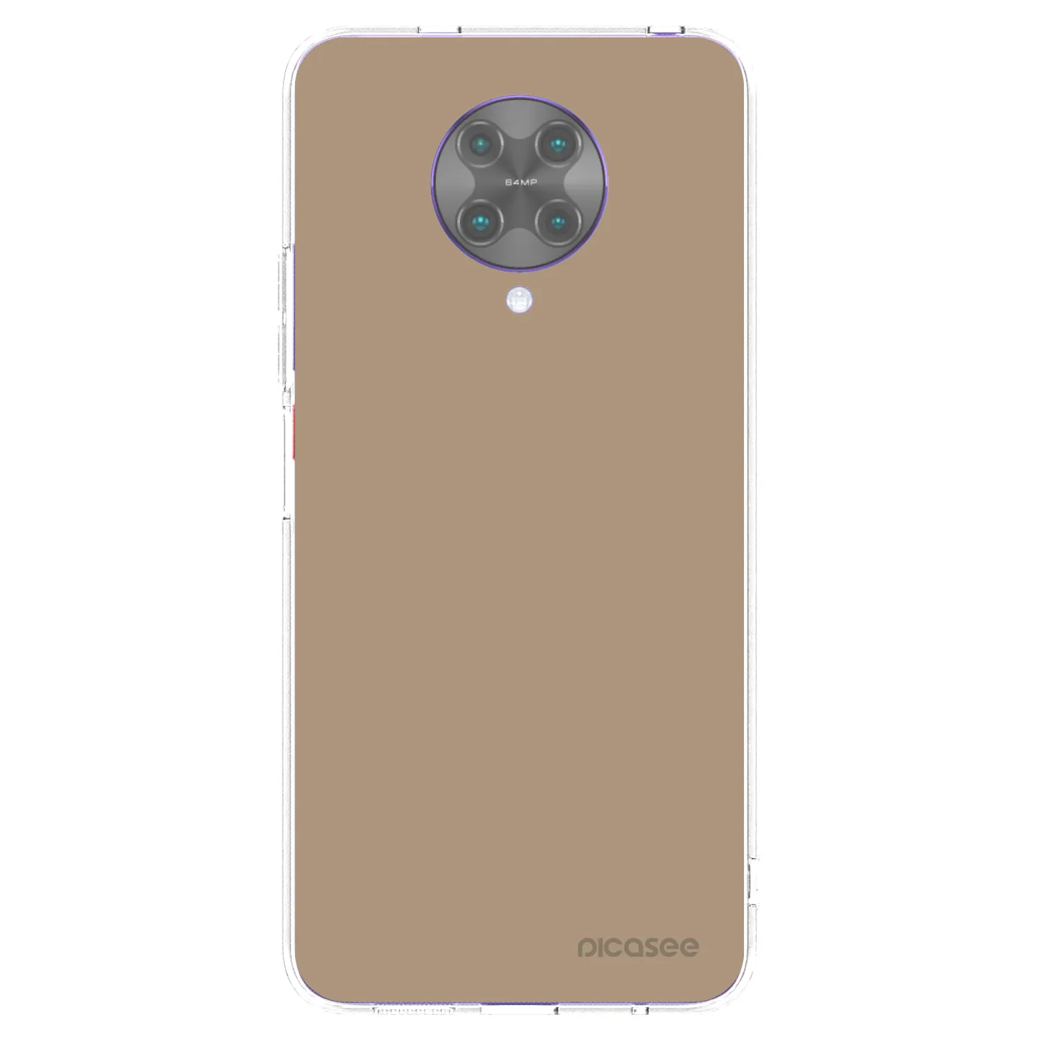 Picasee διαφανής θήκη σιλικόνης Xiaomi Poco F2 Pro - Soft Sand