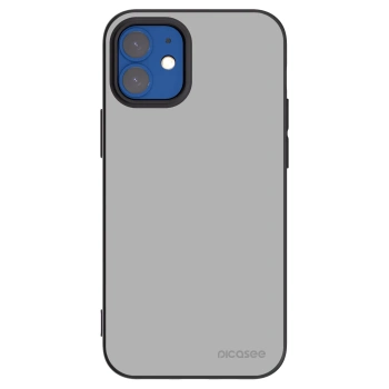Picasee Μαύρη θήκη σιλικόνης για Apple iPhone 12 mini - Stone