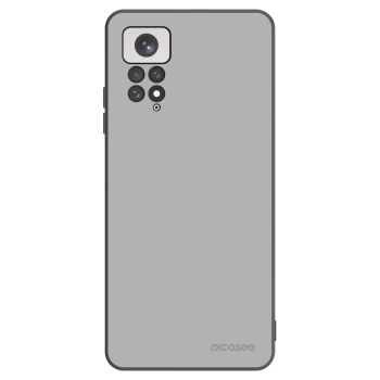 Picasee Μαύρη θήκη σιλικόνης για Xiaomi Redmi Note 11 - Stone