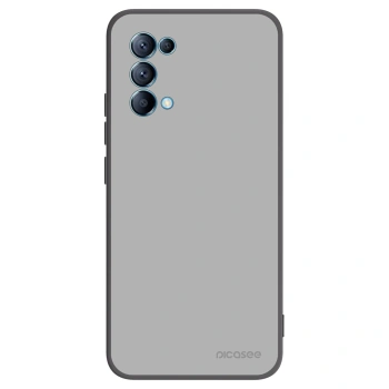Picasee Μαύρη θήκη σιλικόνης για OPPO A16s - Stone