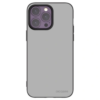 Picasee Μαύρη θήκη σιλικόνης για Apple iPhone 14 Pro Max - Stone