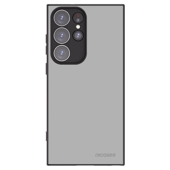 Picasee Μαύρη θήκη σιλικόνης για Samsung Galaxy S23 Ultra 5G - Stone