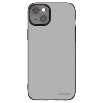Picasee Μαύρη θήκη σιλικόνης για Apple iPhone 15 Plus - Stone