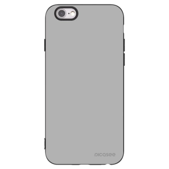 Picasee Μαύρη θήκη σιλικόνης για Apple iPhone 6/6S - Stone